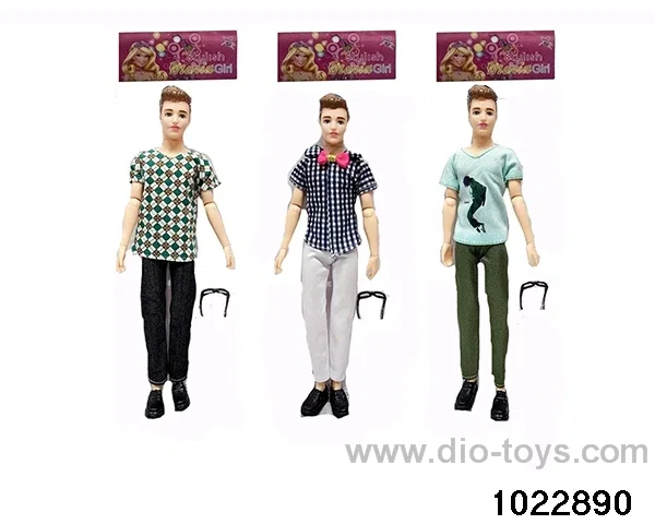 11.5 inch 11 joint doll set in PP bag with header