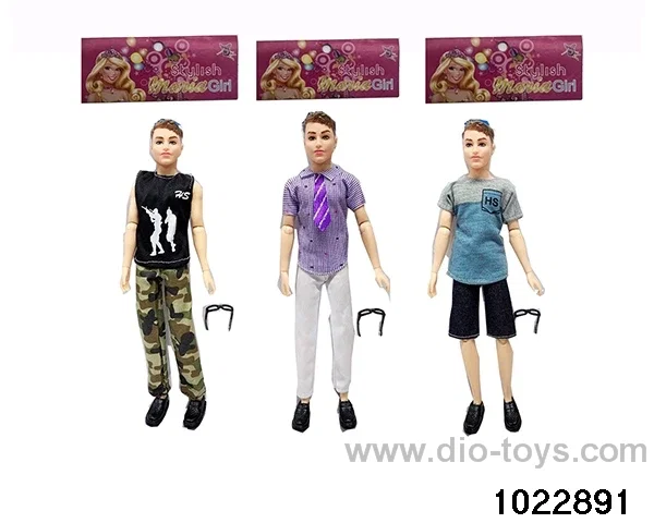 11.5 inch 11 joint doll set in PP bag with header