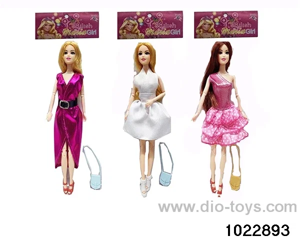 11.5 inch 11 joint doll set in PP bag with header