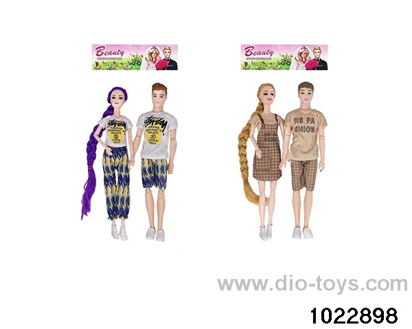 11.5 inch 11 joint doll set in PP bag with header
