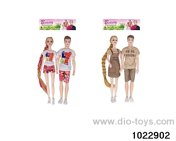 11.5 inch 11 joint doll set in PP bag with header