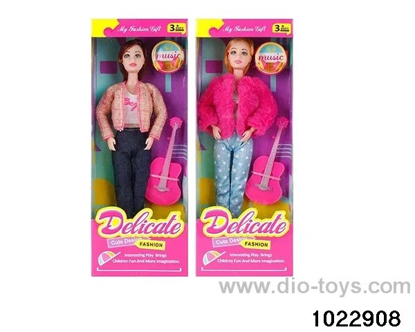 11.5 inch 9 joint doll set in window box