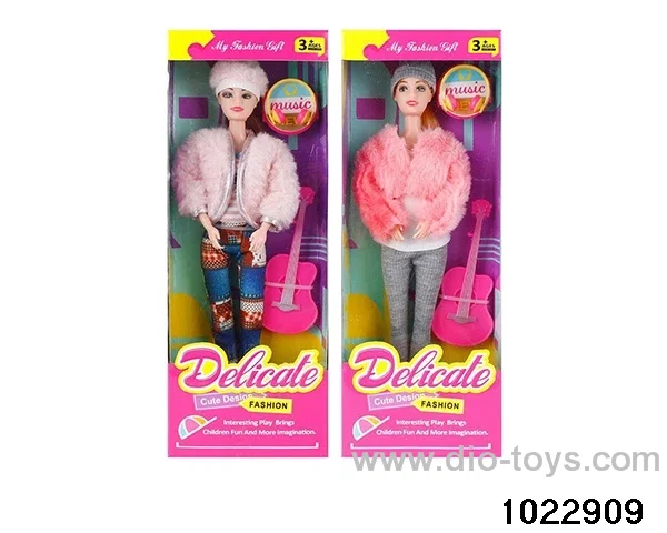 11.5 inch 9 joint doll set in window box