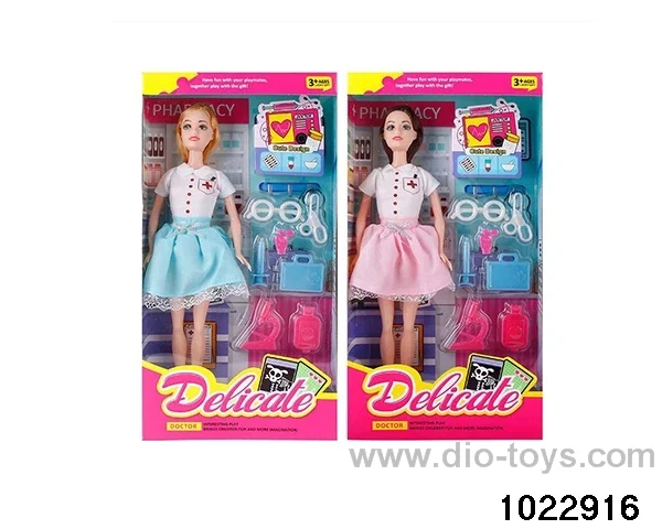 11.5 inch doll set in window box