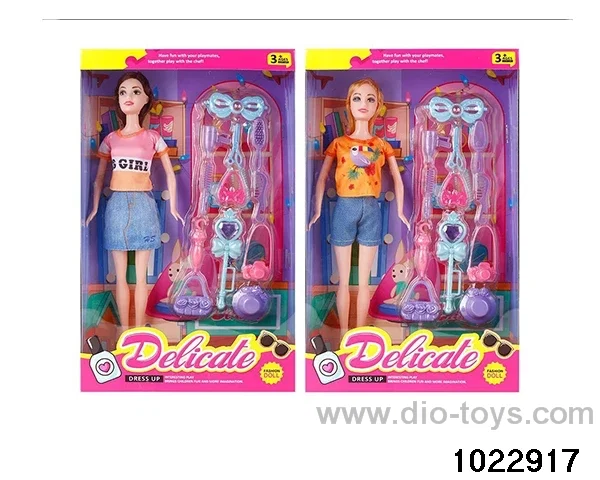 11.5 inch doll set in window box