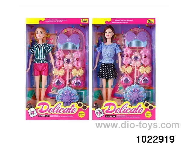 11.5 inch doll set in window box