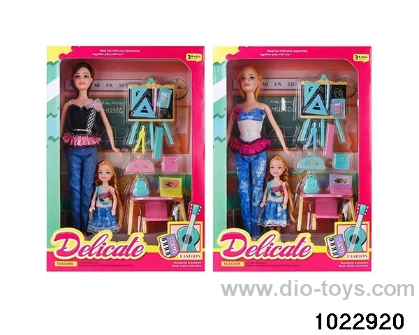 11.5 inch doll set in window box