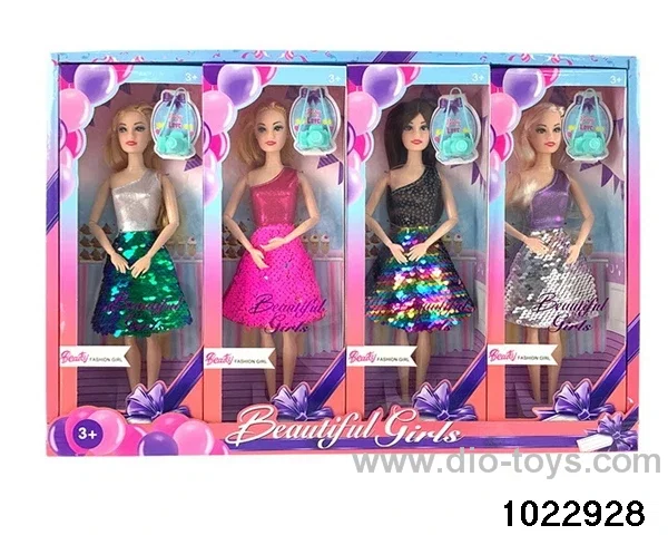 11.5 inch 9 joint doll set in display box