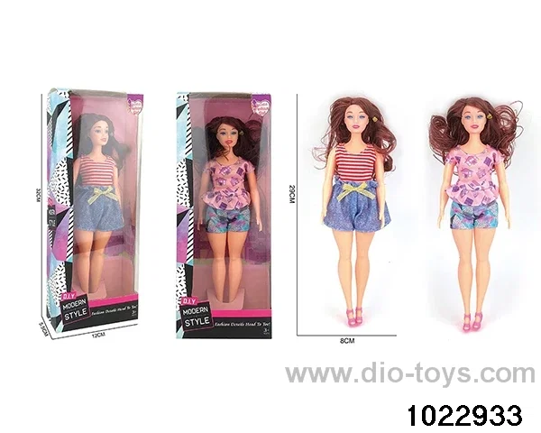 11.5 inch doll set in window box