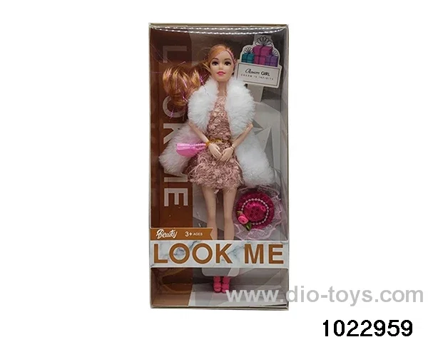11.5 inch doll set in window box
