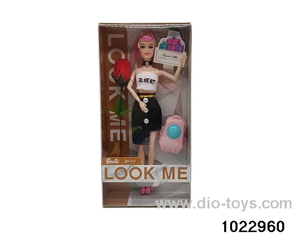 11.5 inch doll set in window box