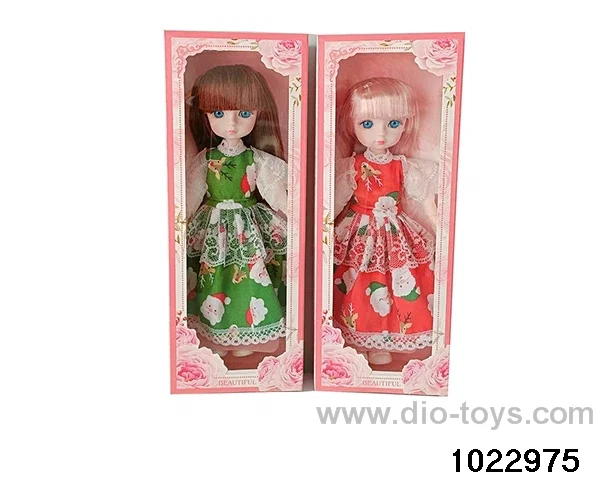 14-inch 12-joint doll set in window box