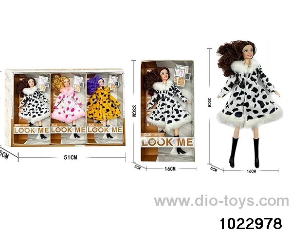 11.5 inch 11 joint doll set in display box