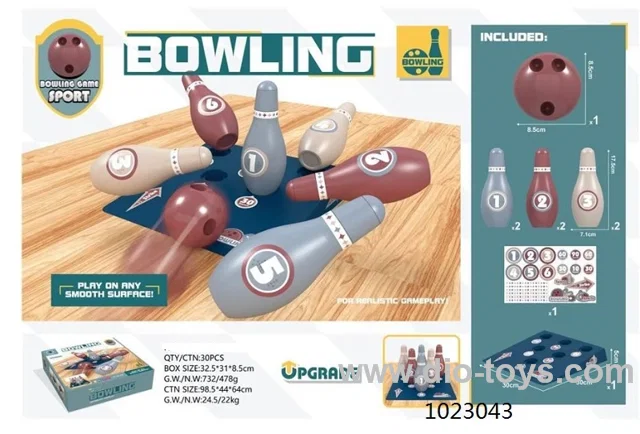 Bowling game in display box