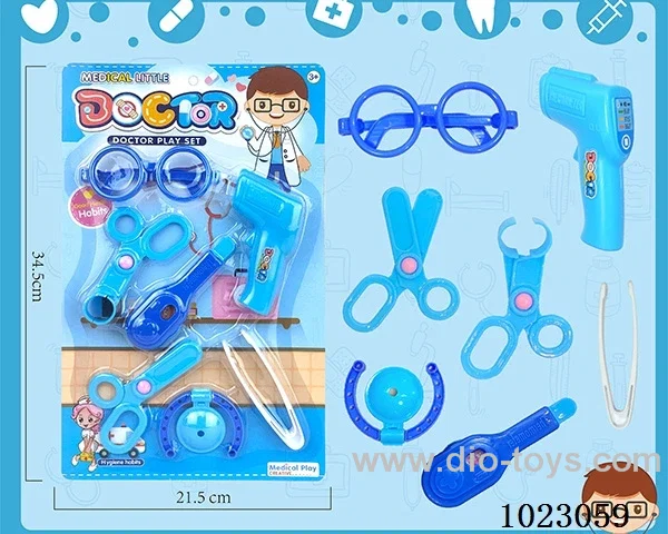 doctor set in blister card