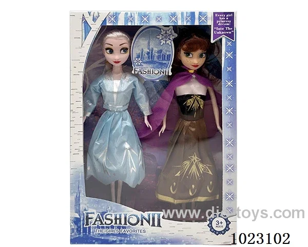 11inch 2pcs doll in window box