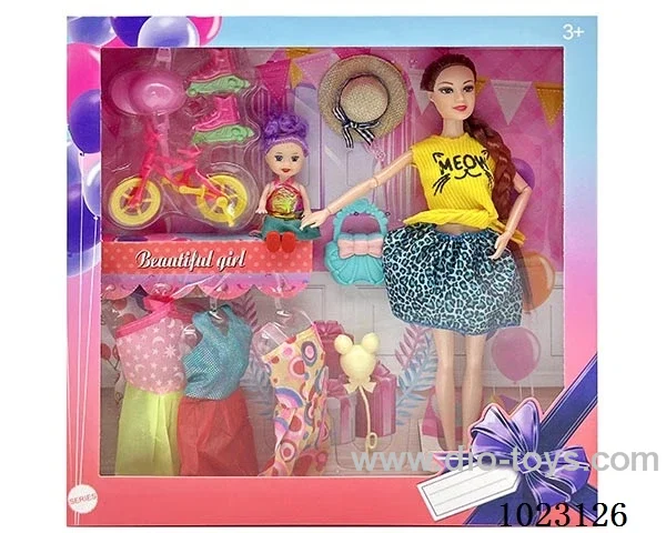 11inch 9-joint doll in window box