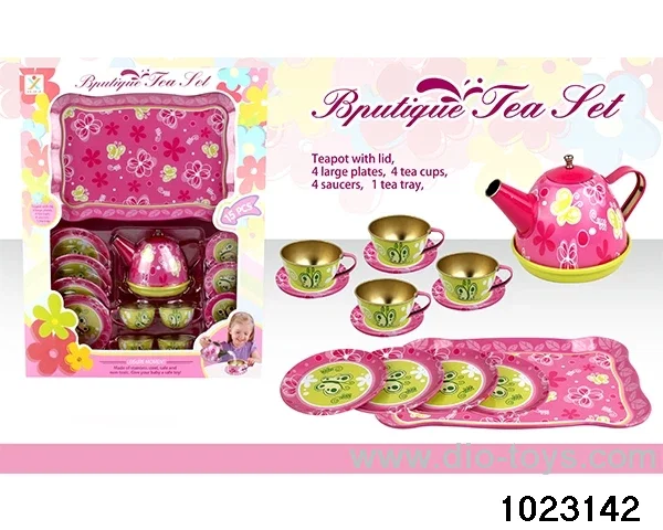 Tea Set in window box