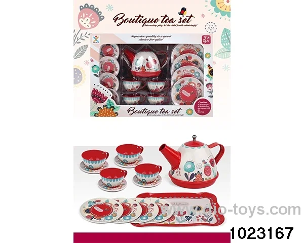 Tea Set in window box