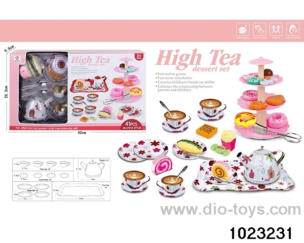 Tea Set + Dessert in window box