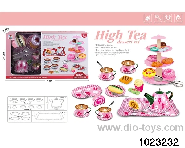 Tea Set + Dessert in window box