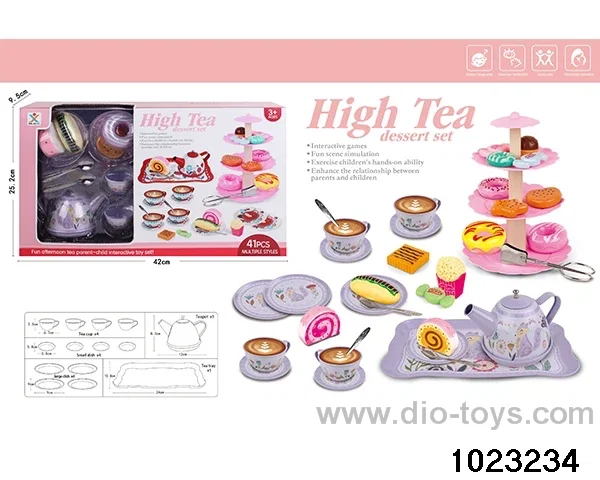 Tea Set + Dessert in window box