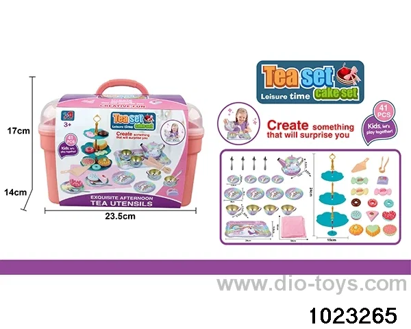 Tea Set in Plastic box
