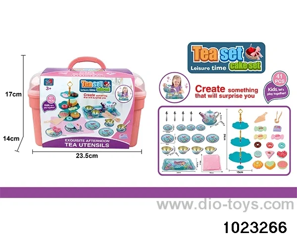 Tea Set in Plastic box