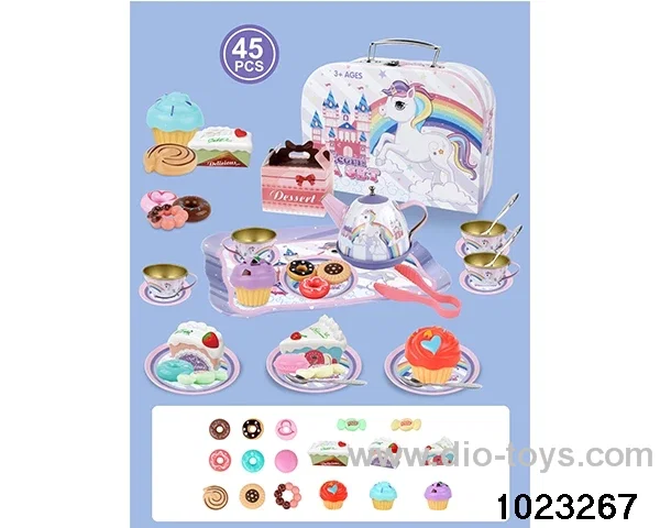 Tea Set + Dessert in Gilf box