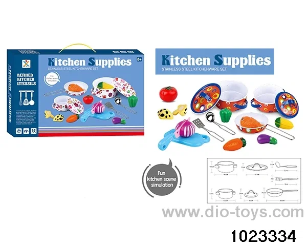 Stainless steel tableware (baked flower) in color box