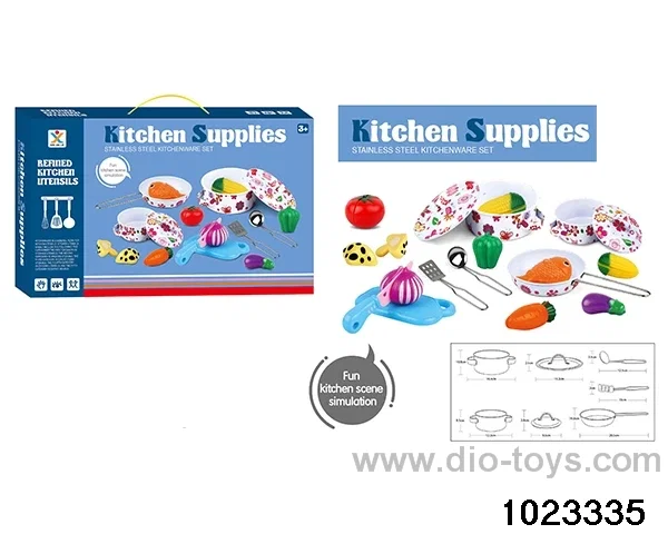 Stainless steel tableware (baked flower) in color box