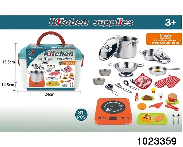 Stainless steel tableware in Plastic box