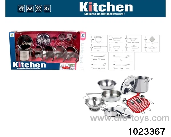 Stainless steel tableware in window box