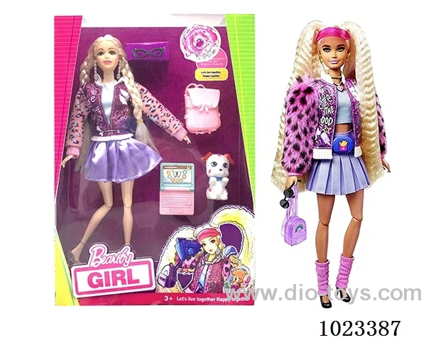 11.5inch 12-joint doll with Big feet and big hands  in window box