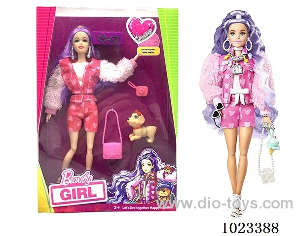 11.5inch 12-joint doll with Big feet and big hands  in window box