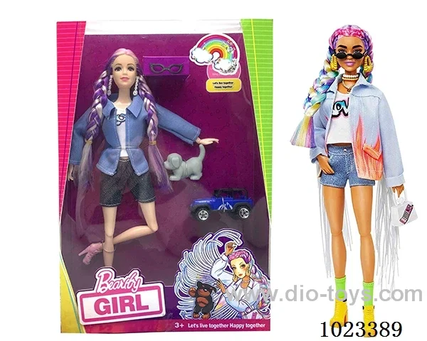 11.5inch 12-joint doll with Big feet and big hands  in window box