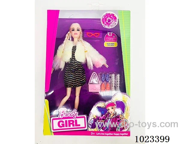 11.5inch 12-joint doll with Big feet and big hands  in window box