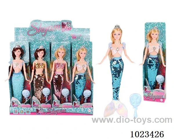 12pcs 11.5inch 9-joint doll 4 sets mixed loading in display box