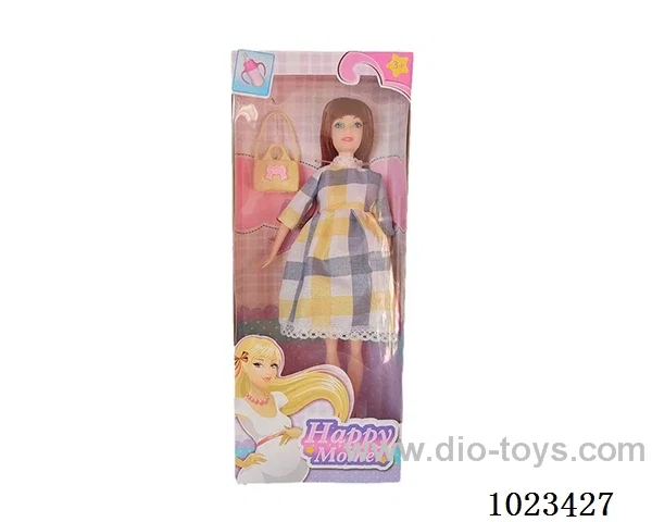 11.5inch Pregnant woman doll with bag in window box