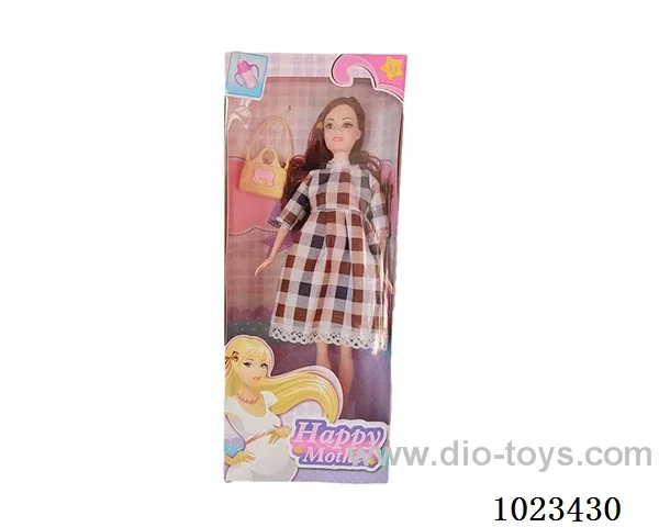 11.5inch Pregnant woman doll with bag in window box
