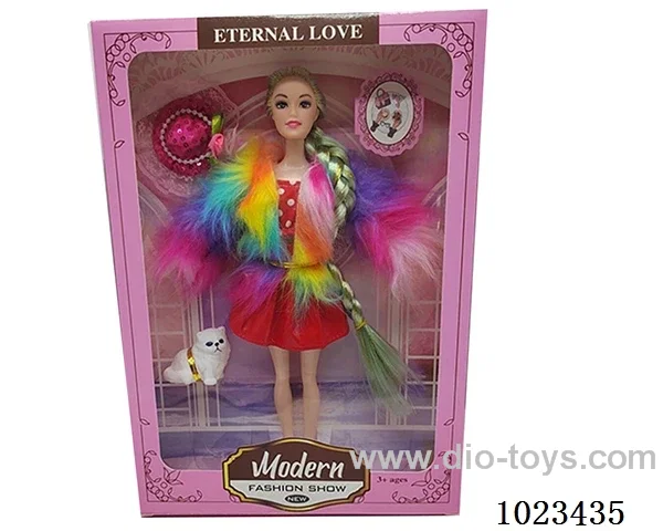 11.5inch doll with A movable hand in window box