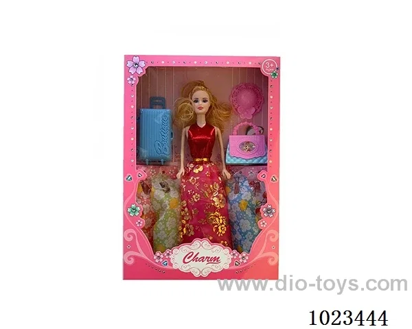 11.5inch  doll with  A movable hand in window box