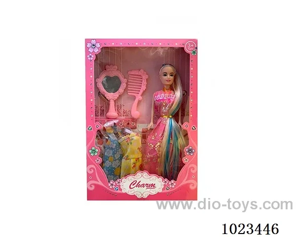 11.5inch  doll with  A movable hand in window box