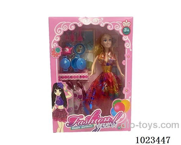 11.5inch  doll with  A movable hand in window box