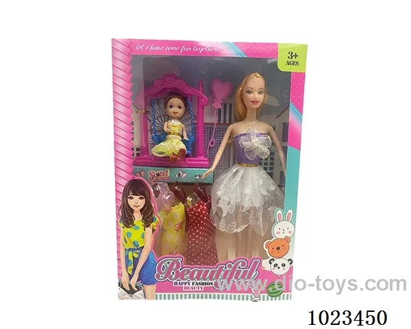 11.5inch  doll with  A movable hand in window box