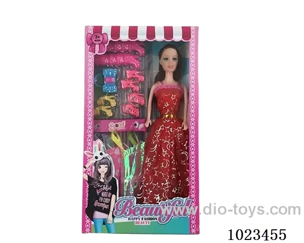 11.5inch 9-joint doll with  A movable hand in window box