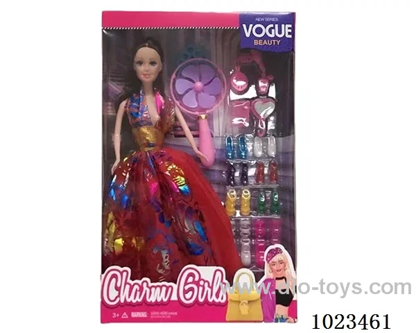 11.5inch  doll with  A movable hand in window box