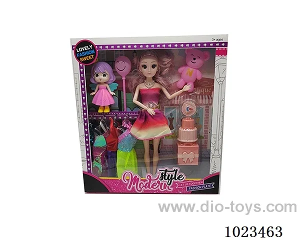11.5inch 9-joint doll with  A movable hand in window box