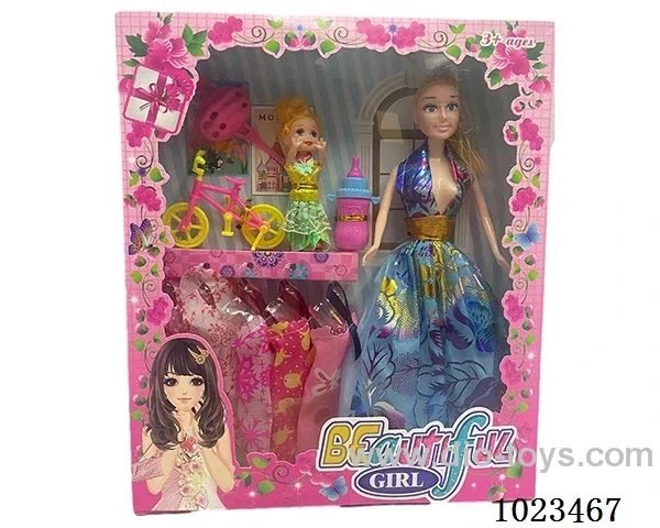 11.5inch  doll with  A movable hand in window box