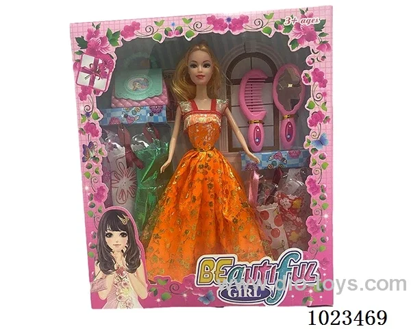 11.5inch  doll with  A movable hand in window box